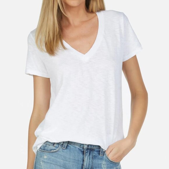 NEW Theory Dayne Atmos Light Short Sleeve Tee in White size L - Picture 1 of 9